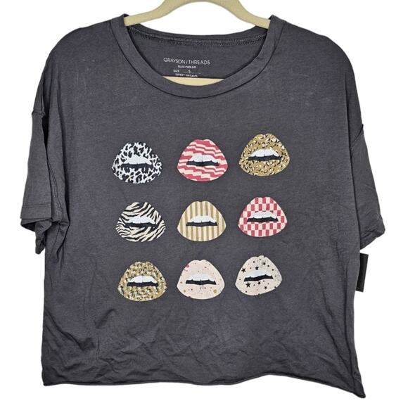 Grayson Thread Sleepwear Top Sweet Dreams Boxy Tee, Top Only Small - Picture 4 of 6